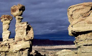 Un lugar extraño....el Valle de la Luna. 